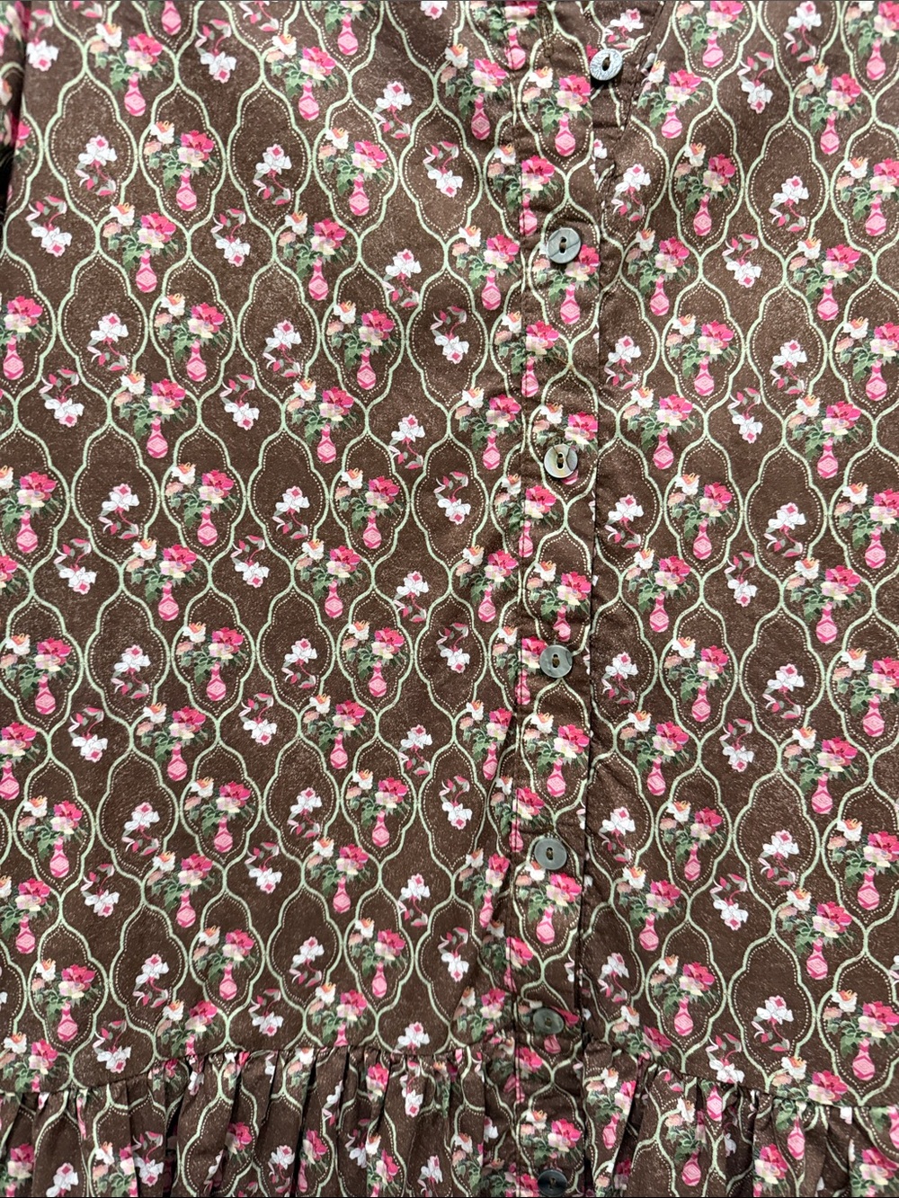 Entro Short Brown Sundress Size Medium - Picture 3 of 3